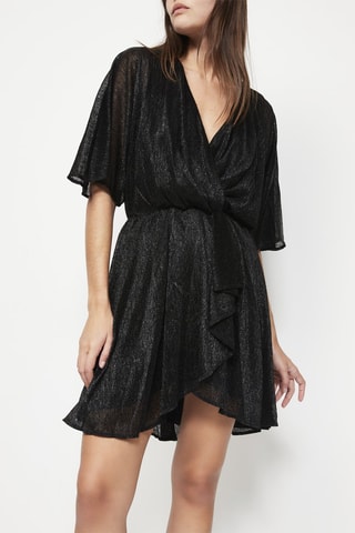 Robe portefeuille Noir