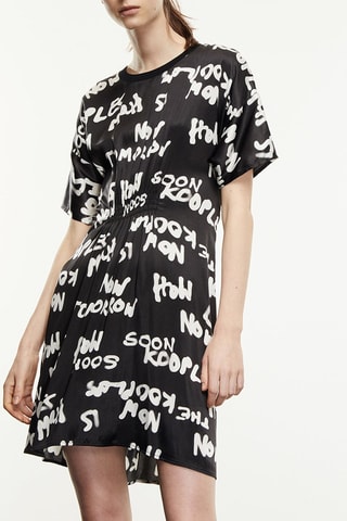 Robe patineuse - Noir et blanc