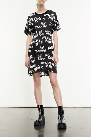 Robe patineuse - Noir et blanc