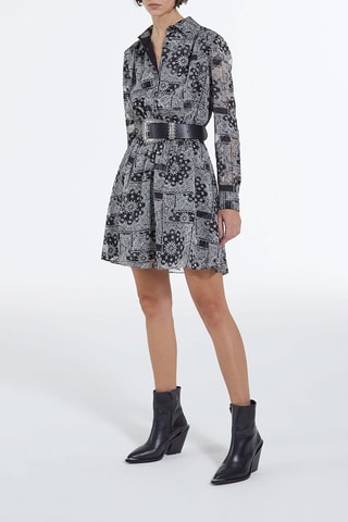 Robe patineuse - Noir et blanc