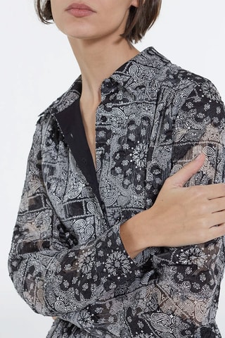 Robe patineuse - Noir et blanc