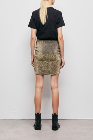 Robe trompe-l’œil - Noir et doré