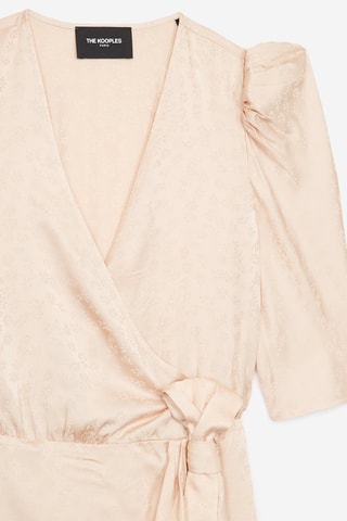 Robe portefeuille - Beige