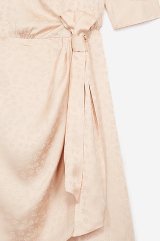 Robe portefeuille - Beige