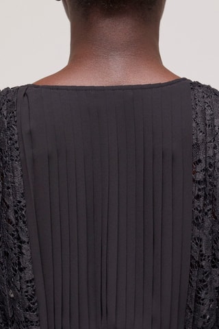 Robe plissée - Noir