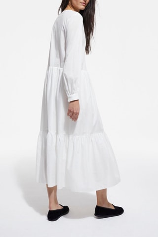 Robe midi - Blanc
