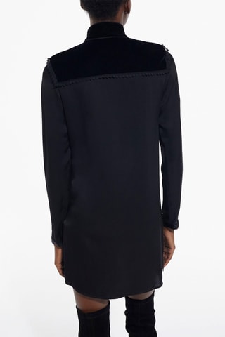 Robe droite - Bleu nuit