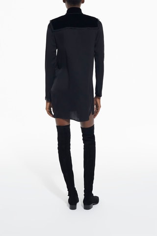 Robe droite - Bleu nuit