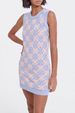 Robe pull - Ciel et rose