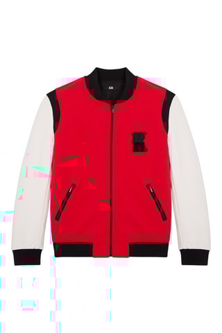 Bomber - Rouge et blanc