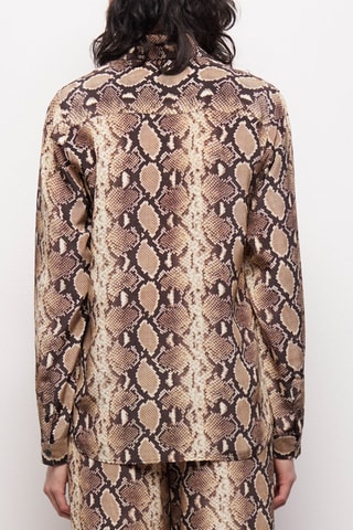 Chemisier en soie - Beige