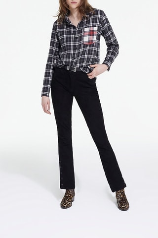 Chemisier - Noir et écru