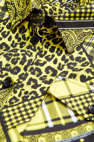 Chemisier - Jaune et noir