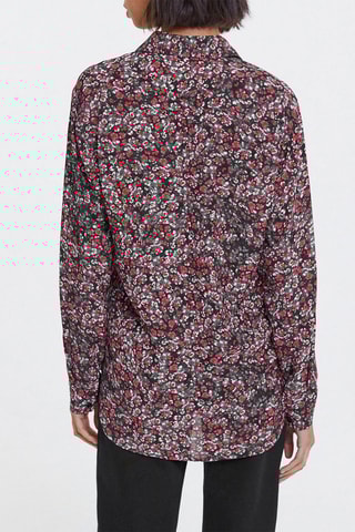 Chemisier - Rouge et gris foncé