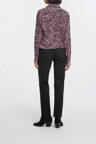 Chemisier - Rouge et gris foncé