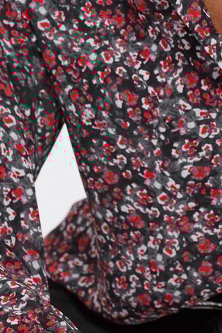 Chemisier - Rouge et gris foncé