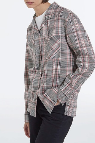 Chemisier - Rose et noir