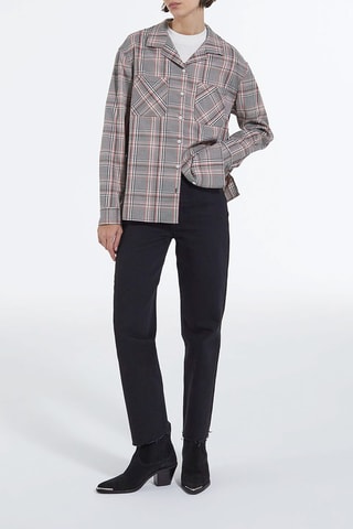 Chemisier - Rose et noir