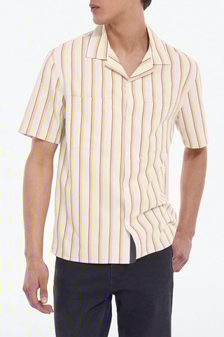 Chemise Ecru et jaune