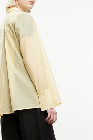 Chemise en soie - Jaune