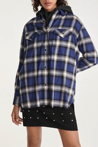 Chemise - Gris et bleu marine