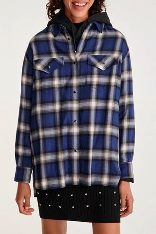 Chemise - Gris et bleu marine