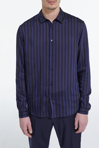 Chemise Noir et bleu marine