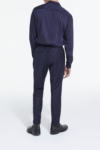 Chemise Noir et bleu marine