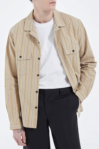 Chemise Beige et noir