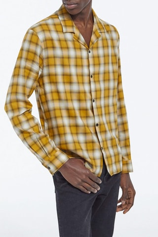 Chemise Moutarde et blanc