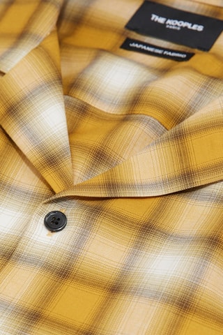 Chemise Moutarde et blanc