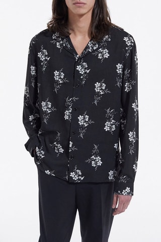 Chemise Noir et écru