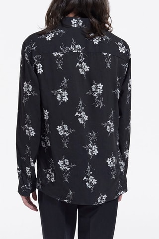 Chemise Noir et écru