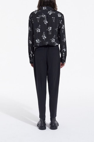 Chemise Noir et écru