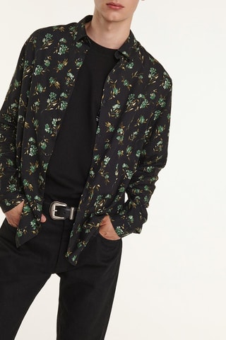 Chemise Noir et vert