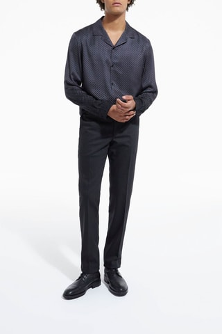 Chemise Gris foncé et noir