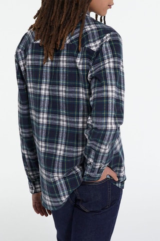 Chemise Bleu marine et blanc