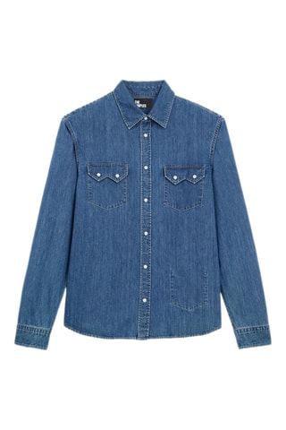 Surchemise en jean Bleu