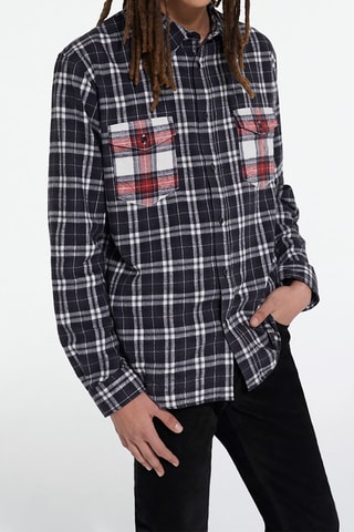 Chemise Noir et écru