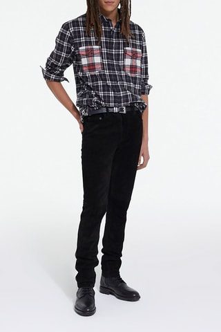 Chemise Noir et écru