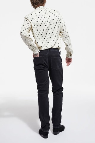 Chemise Ecru et noir