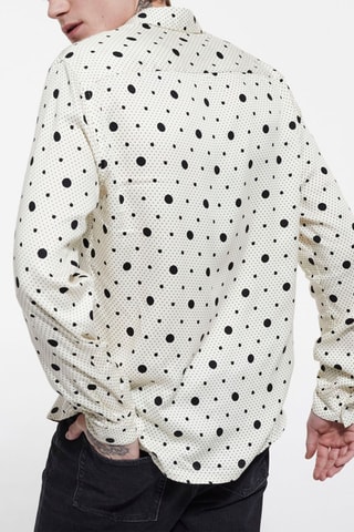 Chemise Ecru et noir