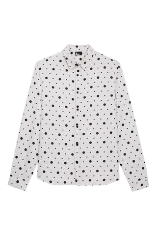 Chemise Ecru et noir