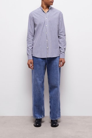 Chemise - Bleu marine et blanc