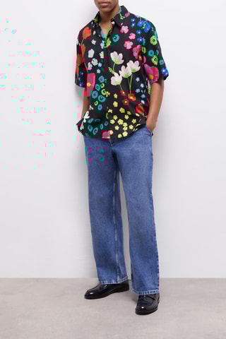 Chemise Noir et rouge