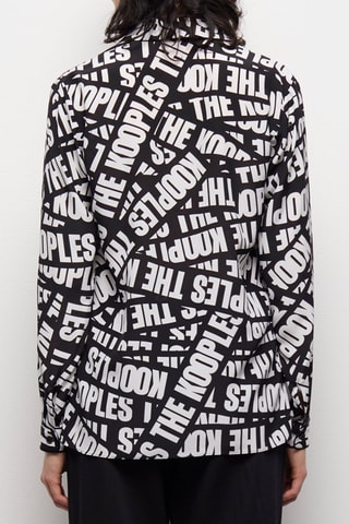 Chemise en soie - Noir et blanc