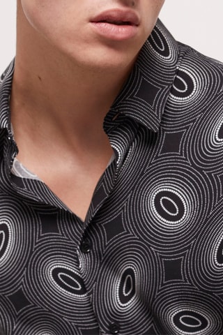 Chemise slim - Gris foncé