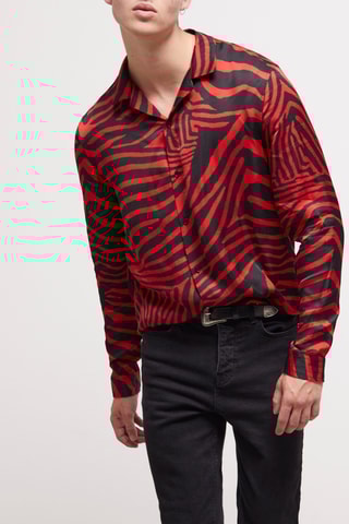 Chemise Rouge et noir