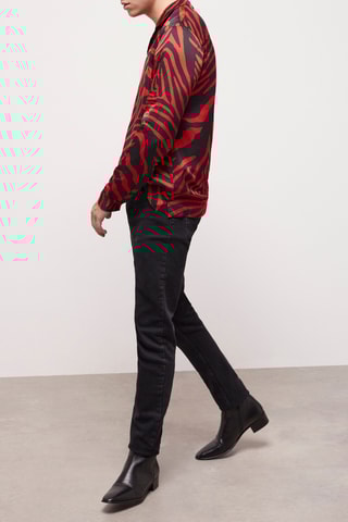 Chemise Rouge et noir