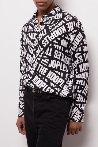 Chemise confort Noir et blanc